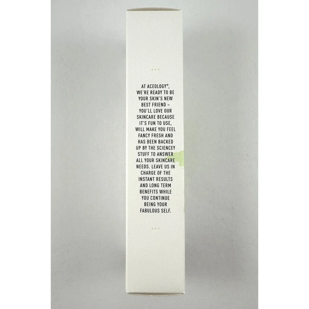 Aceology Green Tea Face Mask 2.19 oz Niacinamide Hydrating Sleeping Mask NIB